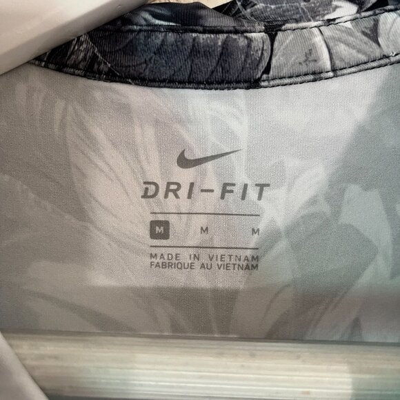 Nike Dri-Fit U.S Open 2019 Pebble Beach Floral Sleeveless Golf Polo Shirt Medium - Picture 2 of 11